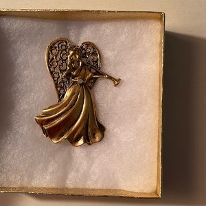 Vintage Angel Brooch